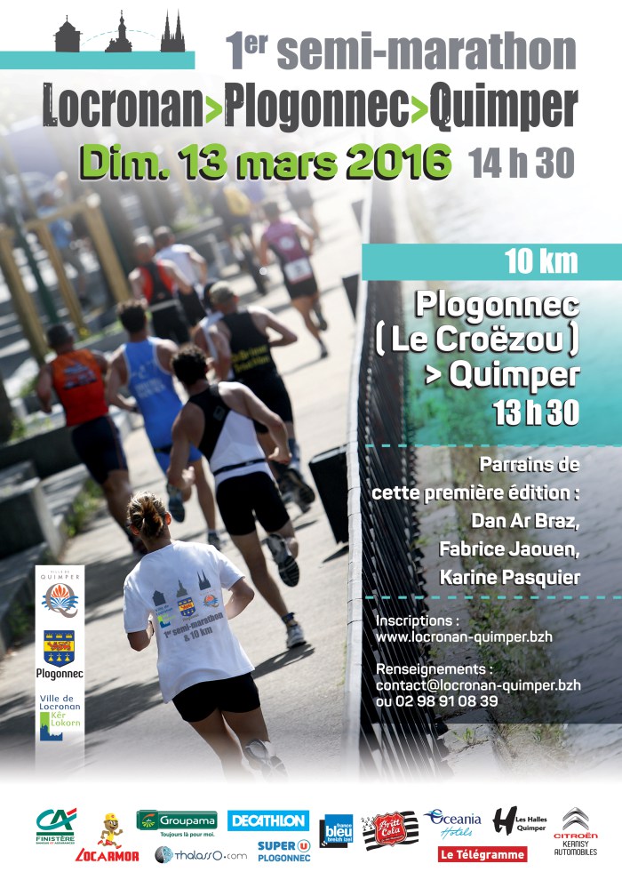 1er semi-marathon Locronan > Plogonnec > Quimper