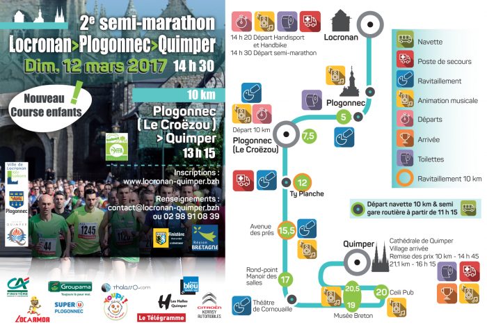 2e semi-marathon Locronan Plogonnec Quimper