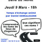 Conférence "Comprendre les noms de lieux de Plogonnec"