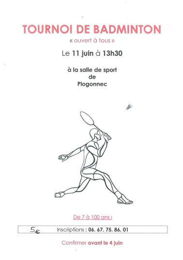 Tournoi de Badminton