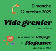 Vide grenier avec le comité de jumelage